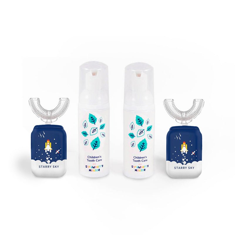 Porodični Belli Denti® Set - 2x Električna Četkica i 2x Pjenasta Pasta Za Zube