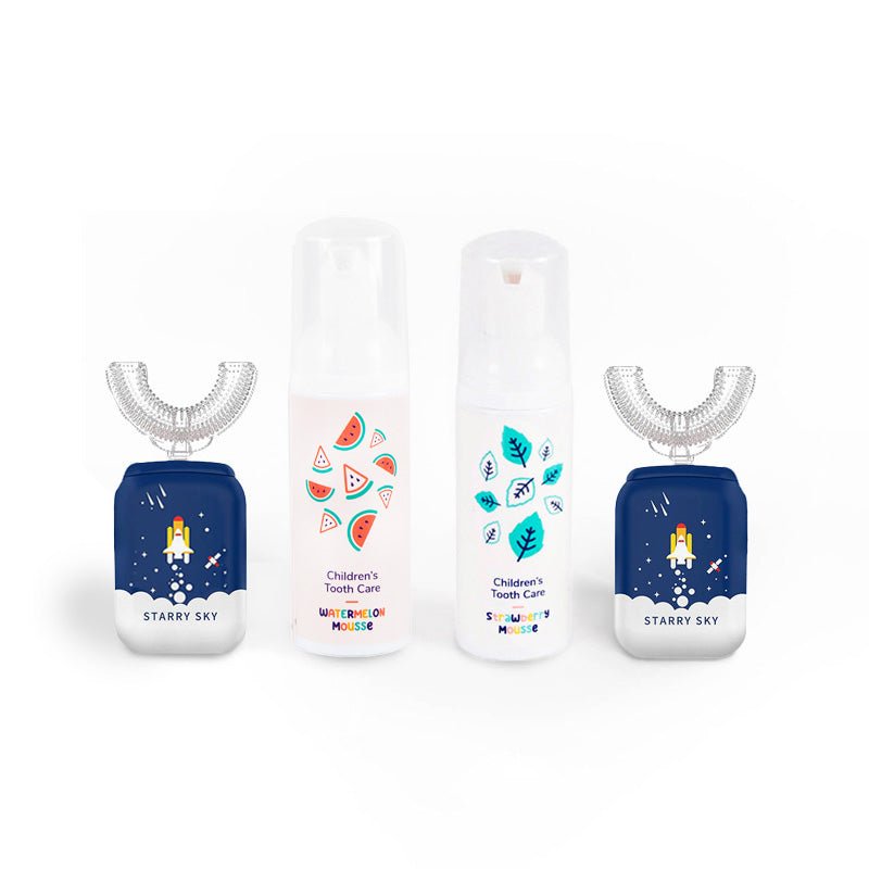 Porodični Belli Denti® Set - 2x Električna Četkica i 2x Pjenasta Pasta Za Zube