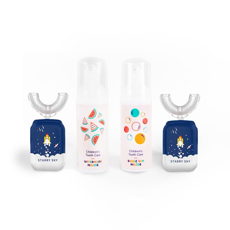 Porodični Belli Denti® Set - 2x Električna Četkica i 2x Pjenasta Pasta Za Zube